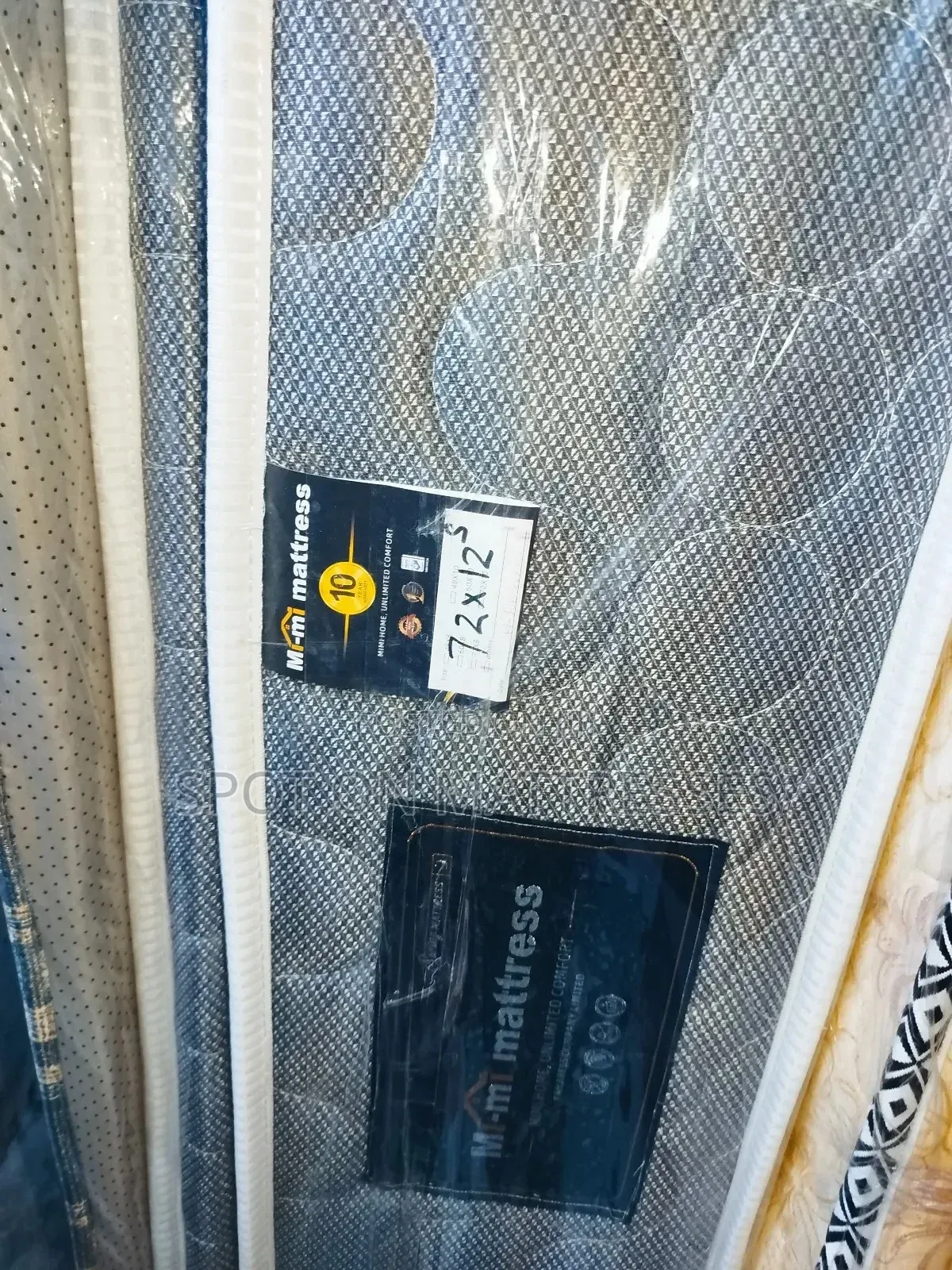 Kingsize 6by6 12inch Pillow Top Spring Mattresses.