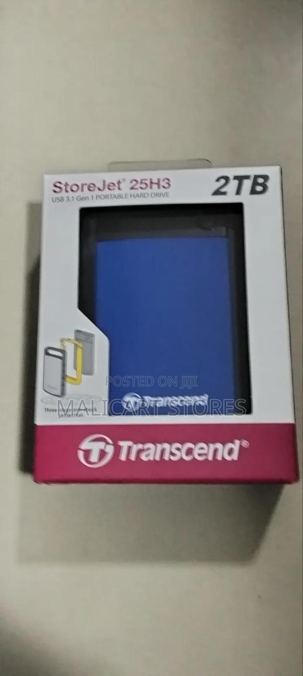 Transcend External HDD 2tb – Blue - main view