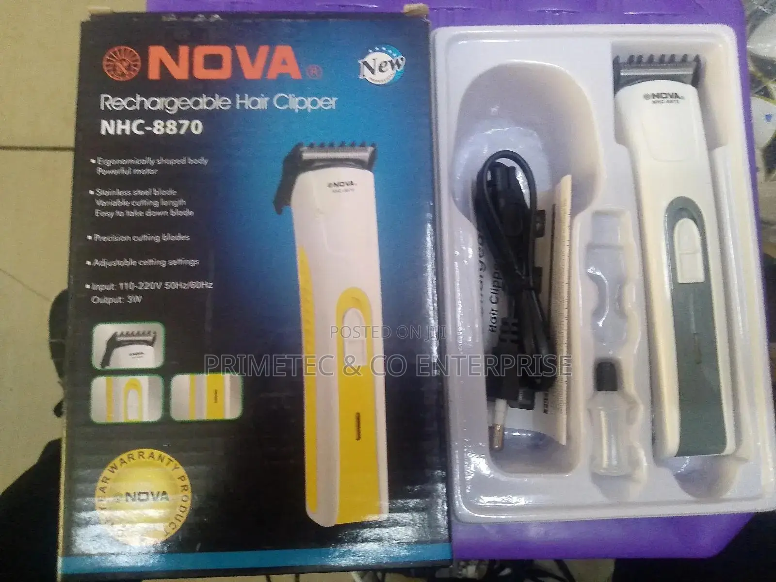 Nova Rechargeable Hair Clipper