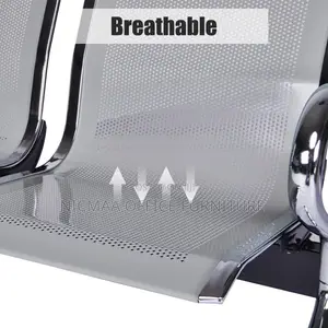 3-Link Non-Padded Waiting Bench