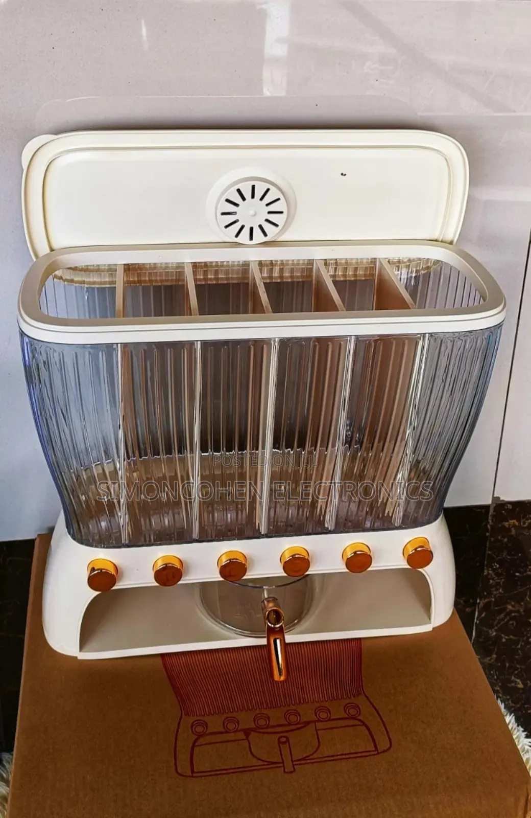 6 Compartments Cereal Dispenser
