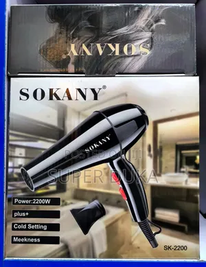 Blow Dry.Sokany Hair Dryer.