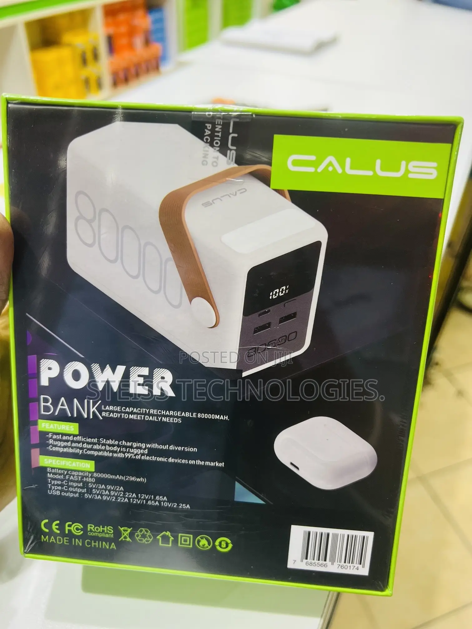 80000mah Calus Powerbank.