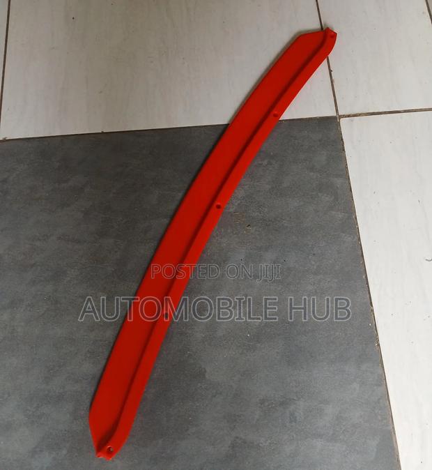 Car Front Bumper Lip Red