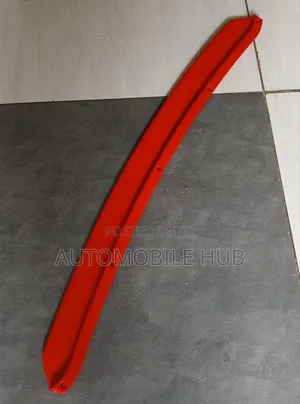 Car Front Bumper Lip Red