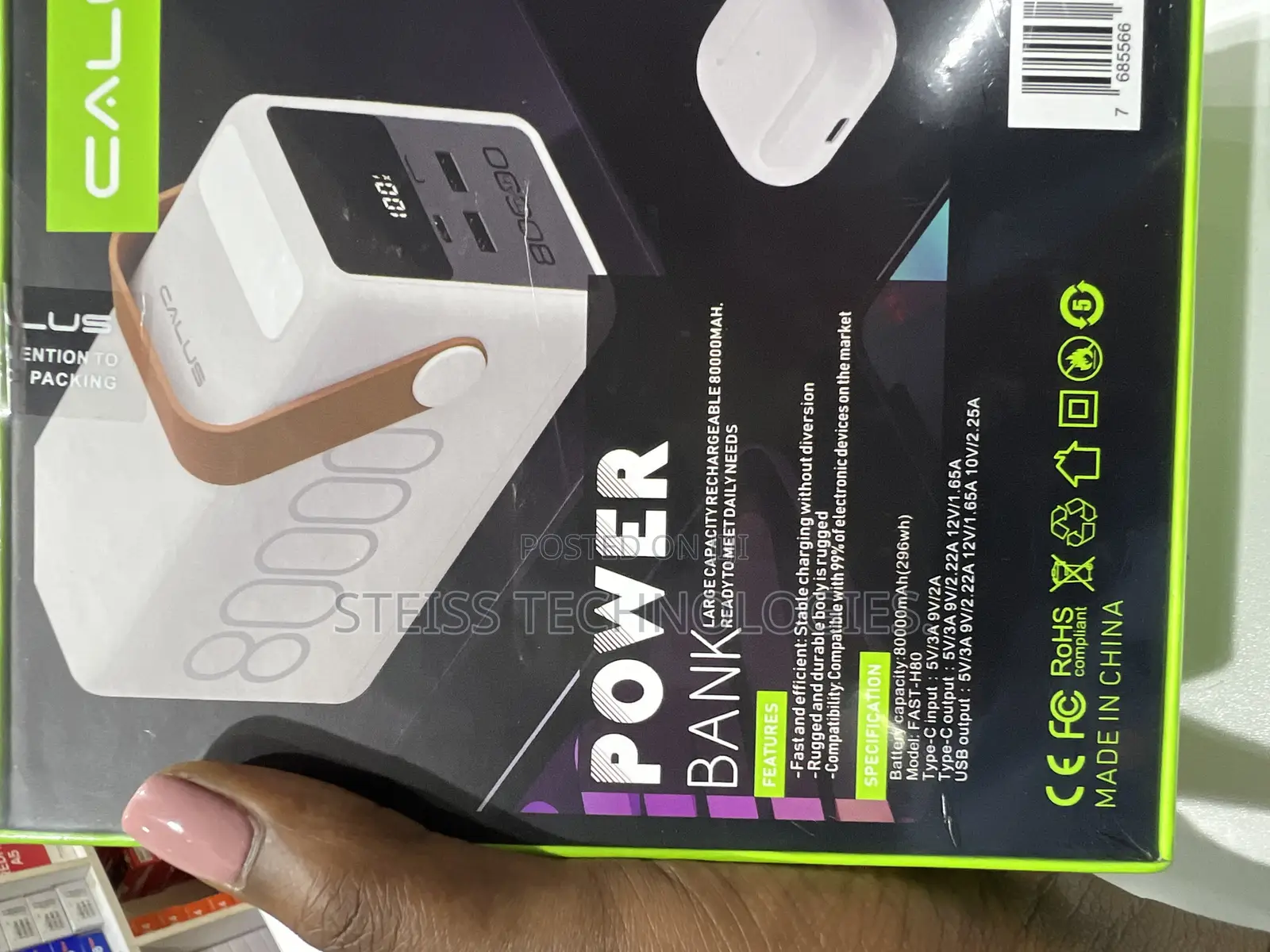 80000mah Calus Powerbank.