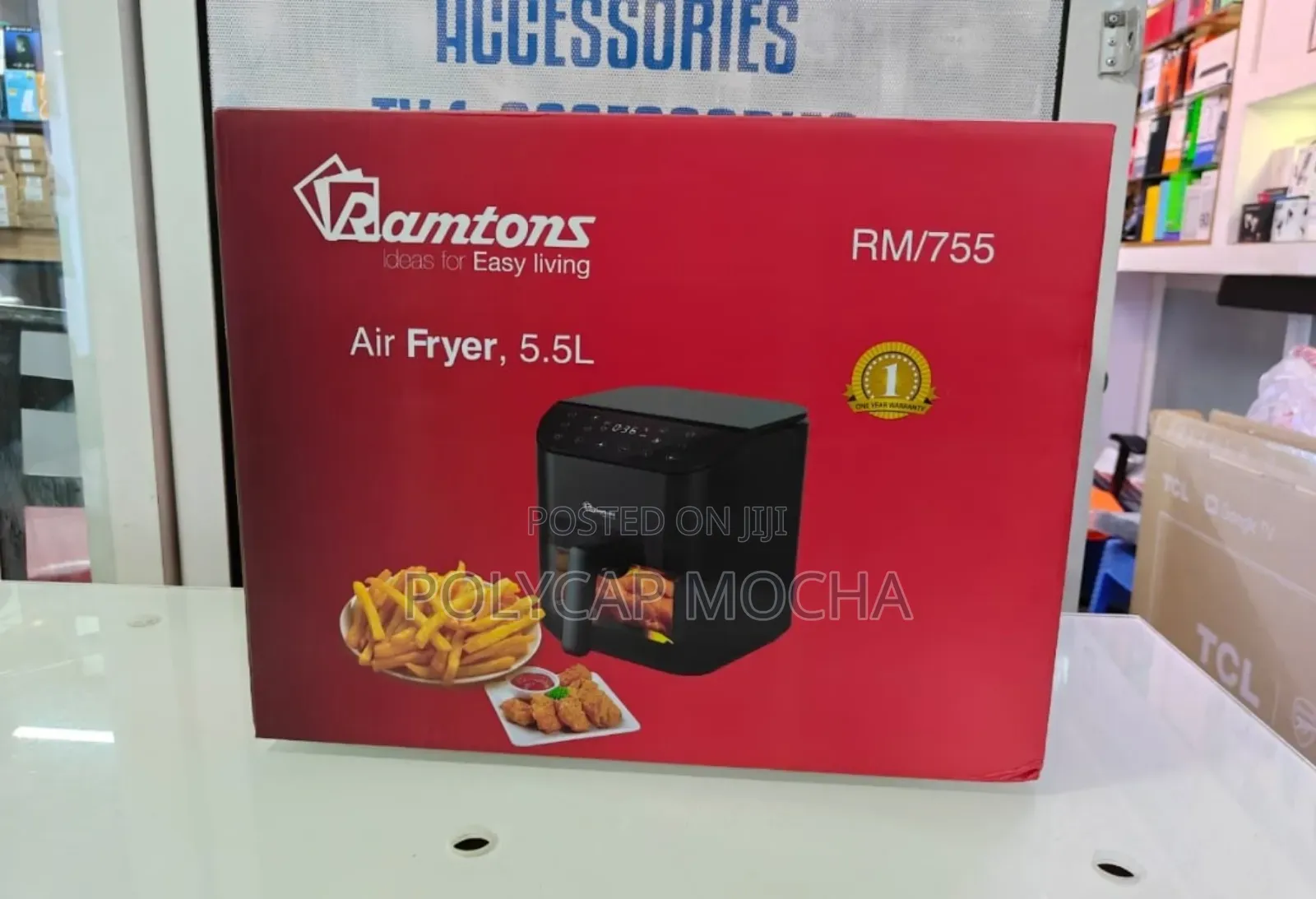 Ramtons 5.5l Digital Air Fryer - Rm/755