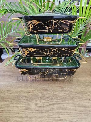 Ceramic Cheffing/Serving Dishes ,3 PCS Per Set - thumbnail 2