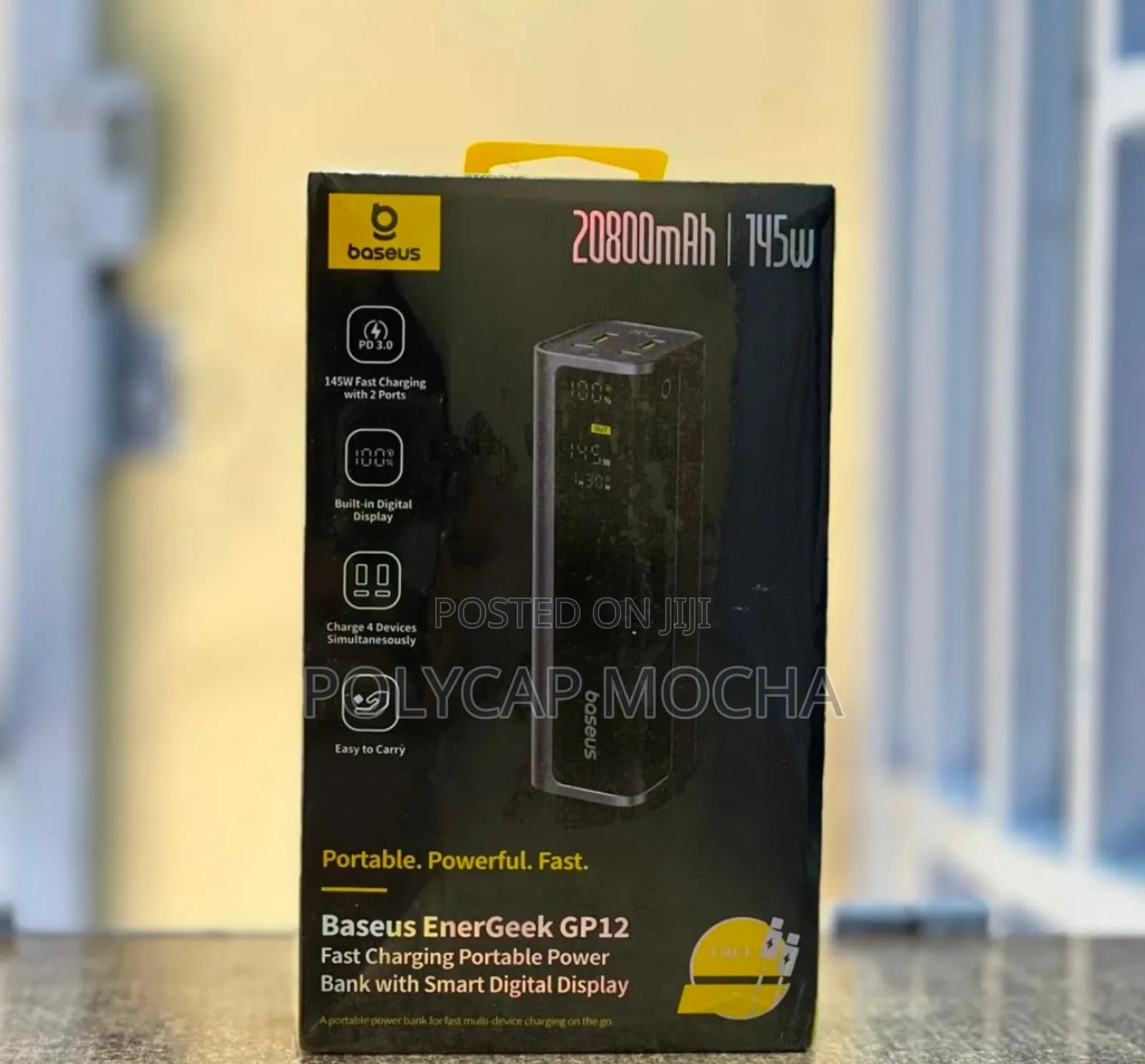 Baseus Laptop Power Bank, 20800mah 145w Portable Charger