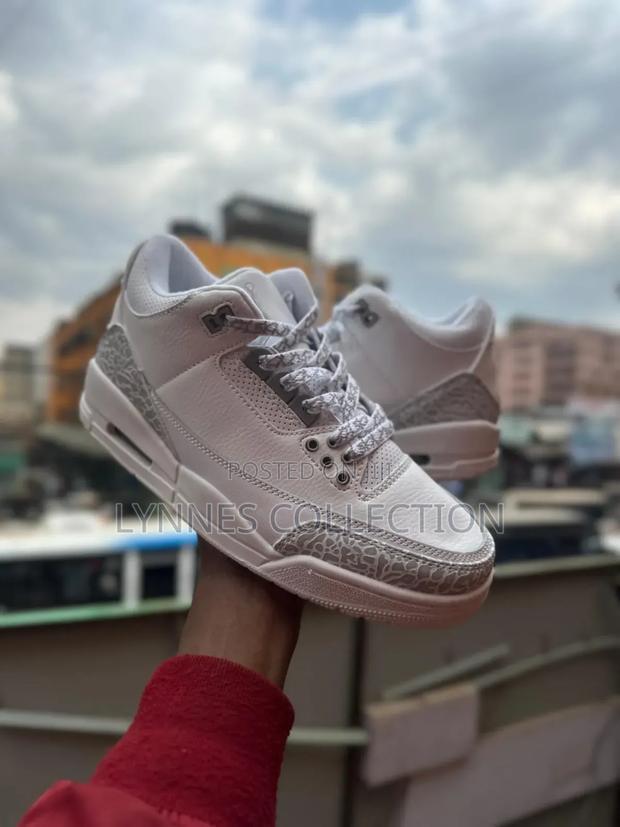 Air Jordan 3's White Cement,White Cement Sizes 36-45 - thumbnail 2