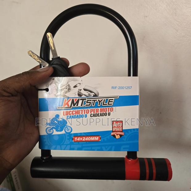 U Lock Bike Locks Motorcycle Shackle Bicycle Security 2 Keys