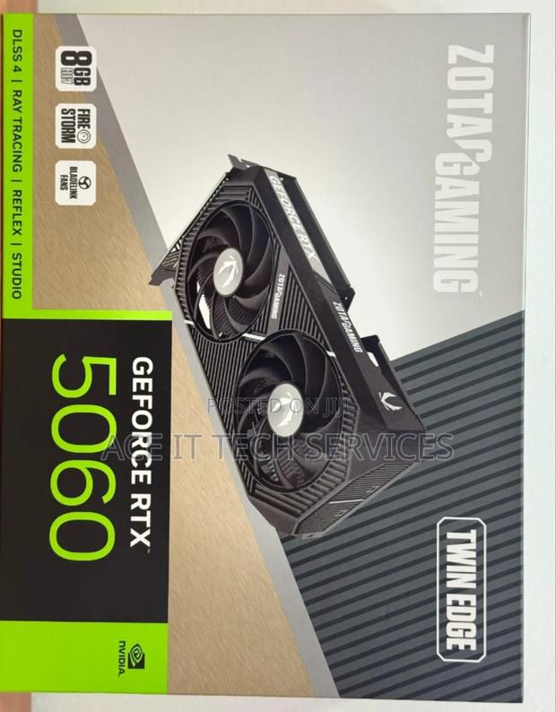 Zotac Gaming Geforce Rtx5060 Twin Edge 8gb Gddr7 Graphics Ke - main view