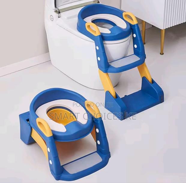 3in1 Foldable Potty Seat Potty Backrest Training Ladder - thumbnail 3