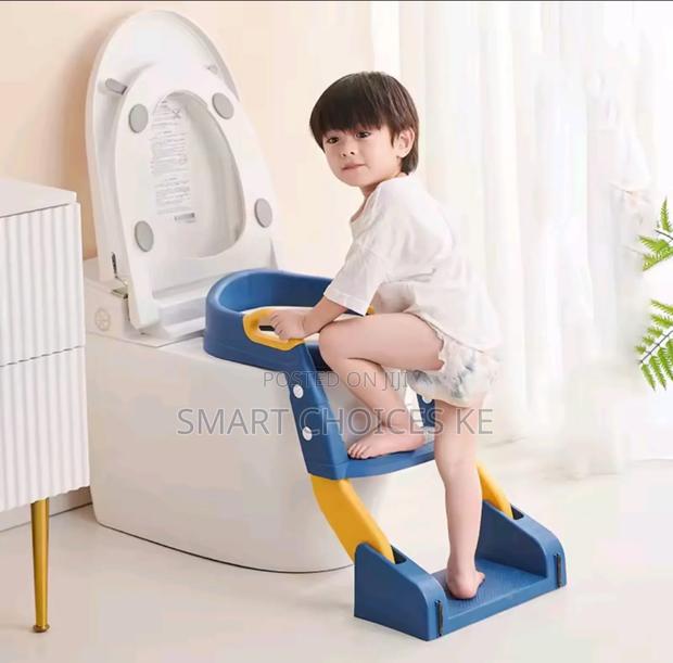 3in1 Foldable Potty Seat Potty Backrest Training Ladder - thumbnail 4