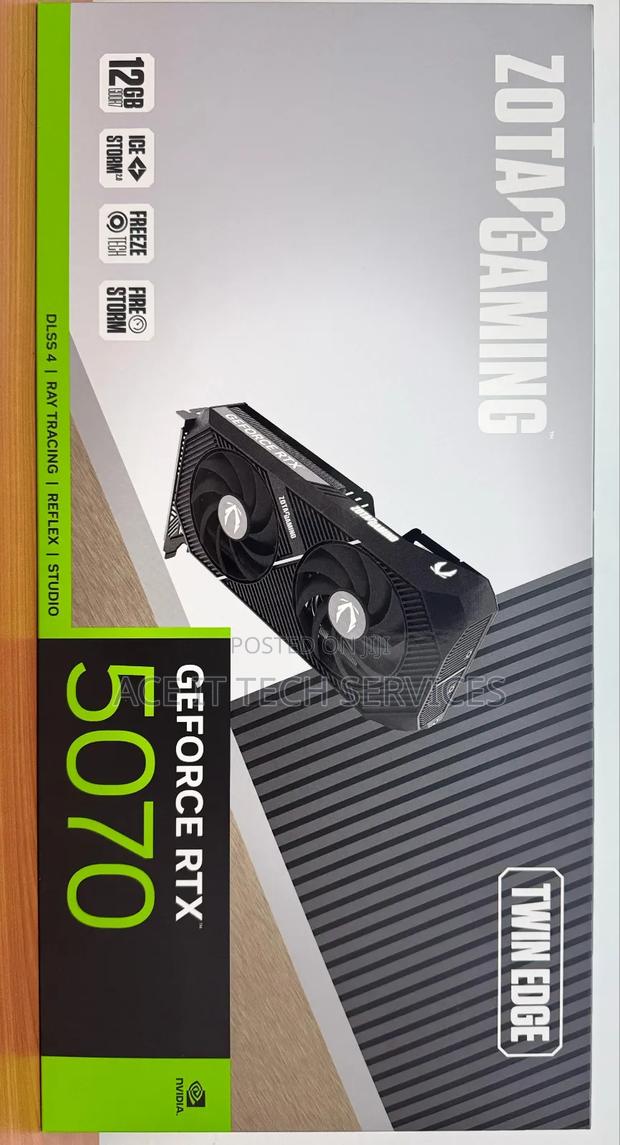 Zotac Gaming Geforce Rtx5070 Twin Edge 12gb Gddr7 Graphics K