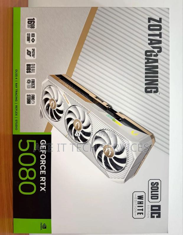 Zotac Gaminggeforce Rtx5080 Solidocwhite Edition16gb Gddr7ke