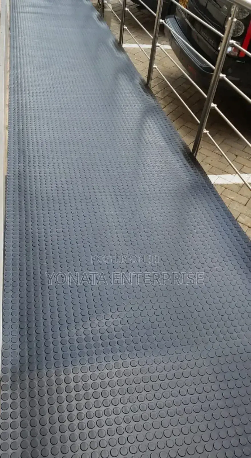 Rubber Flooring Coin Pattern