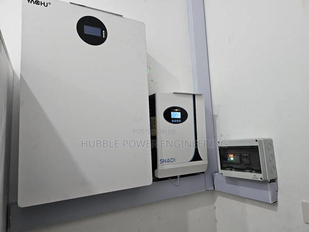 10.24kwh Lithium Battery 5kw Hybrid Inverter 4.4kw Solar