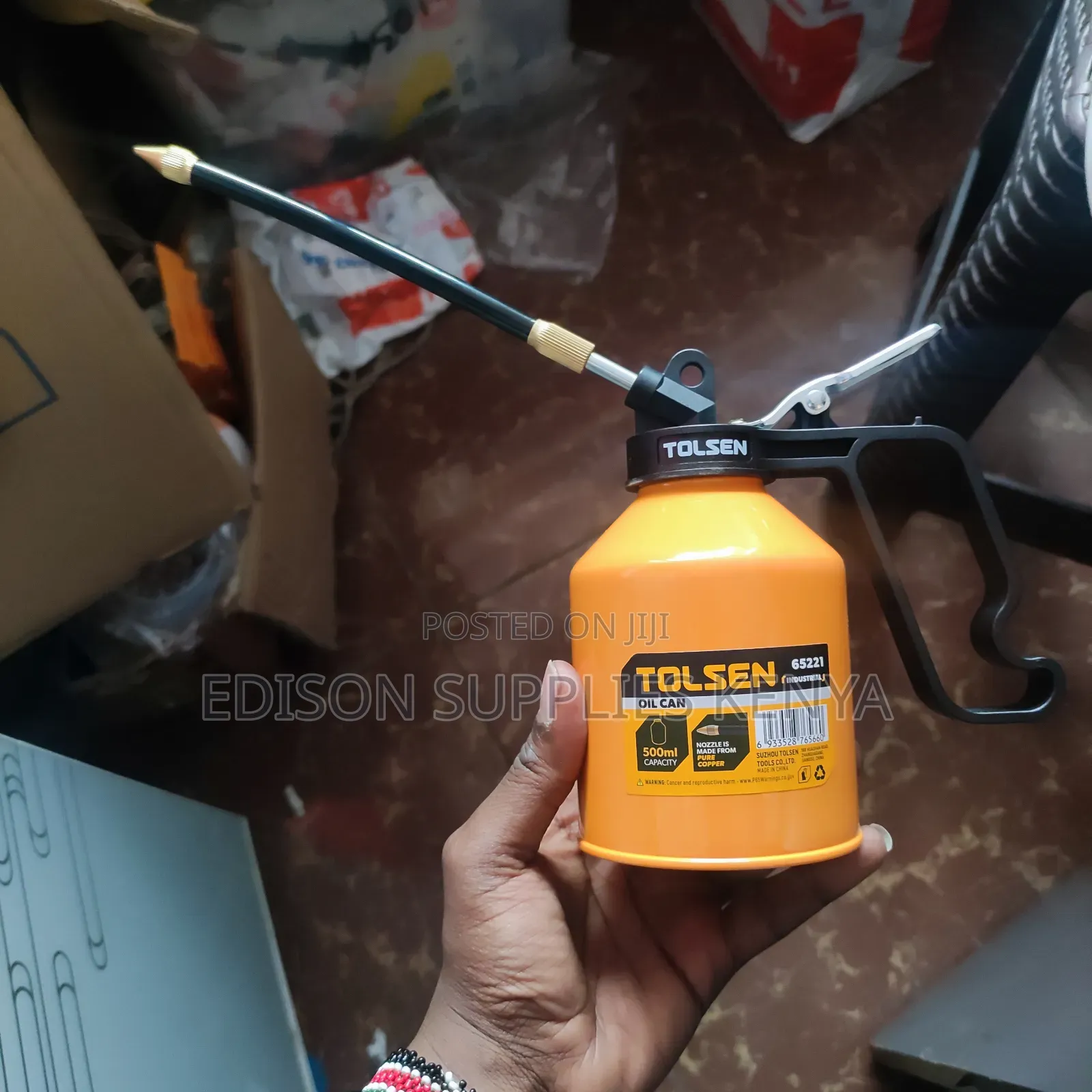 Tolsen Oil Can With Spout Lubricant Dispenser Oil Bottle