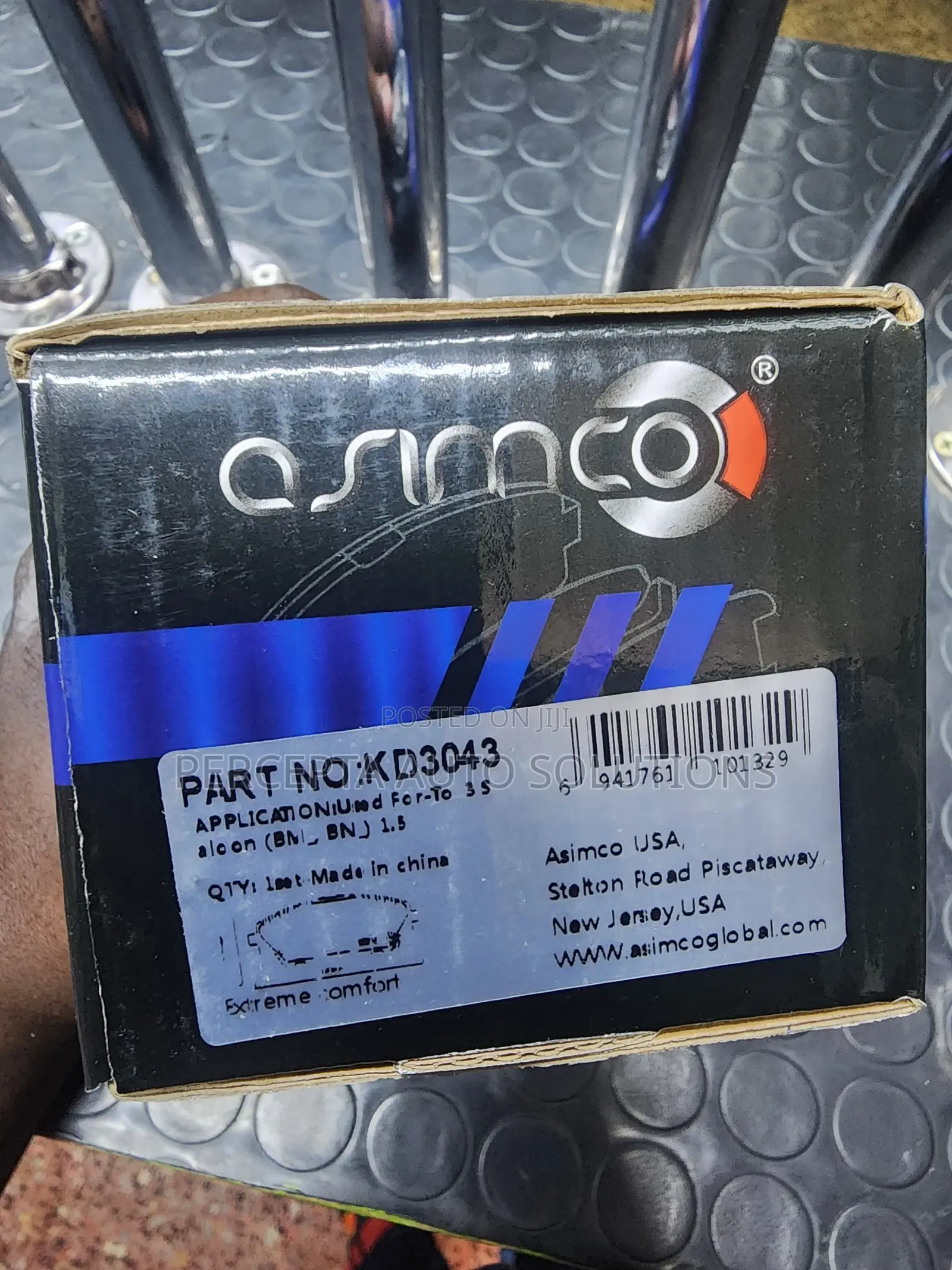 Mazda Cx3, Axela 2014 Asimco Front Brake Pads Kd3043