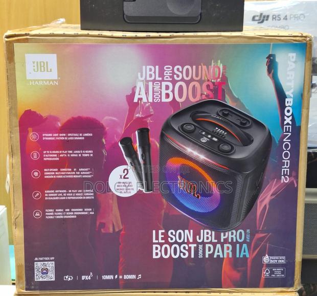 Jbl Partybox Encore Essential 2 With 2 Microphones