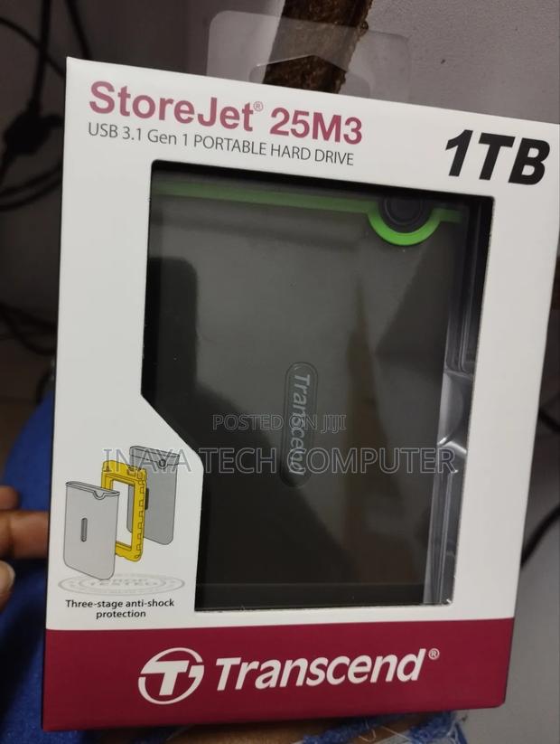 Transcend 1tb Portable HDD ||Transcend 1tb Portable Harddisk - main view