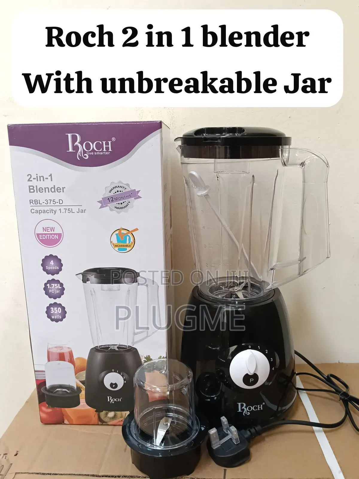 Roch 2 in 1 Blender