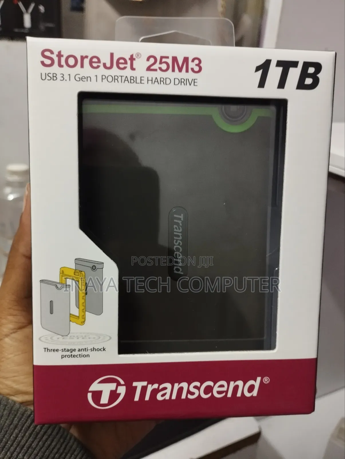 Transcend Storejet 25m3c 1tb External HDD