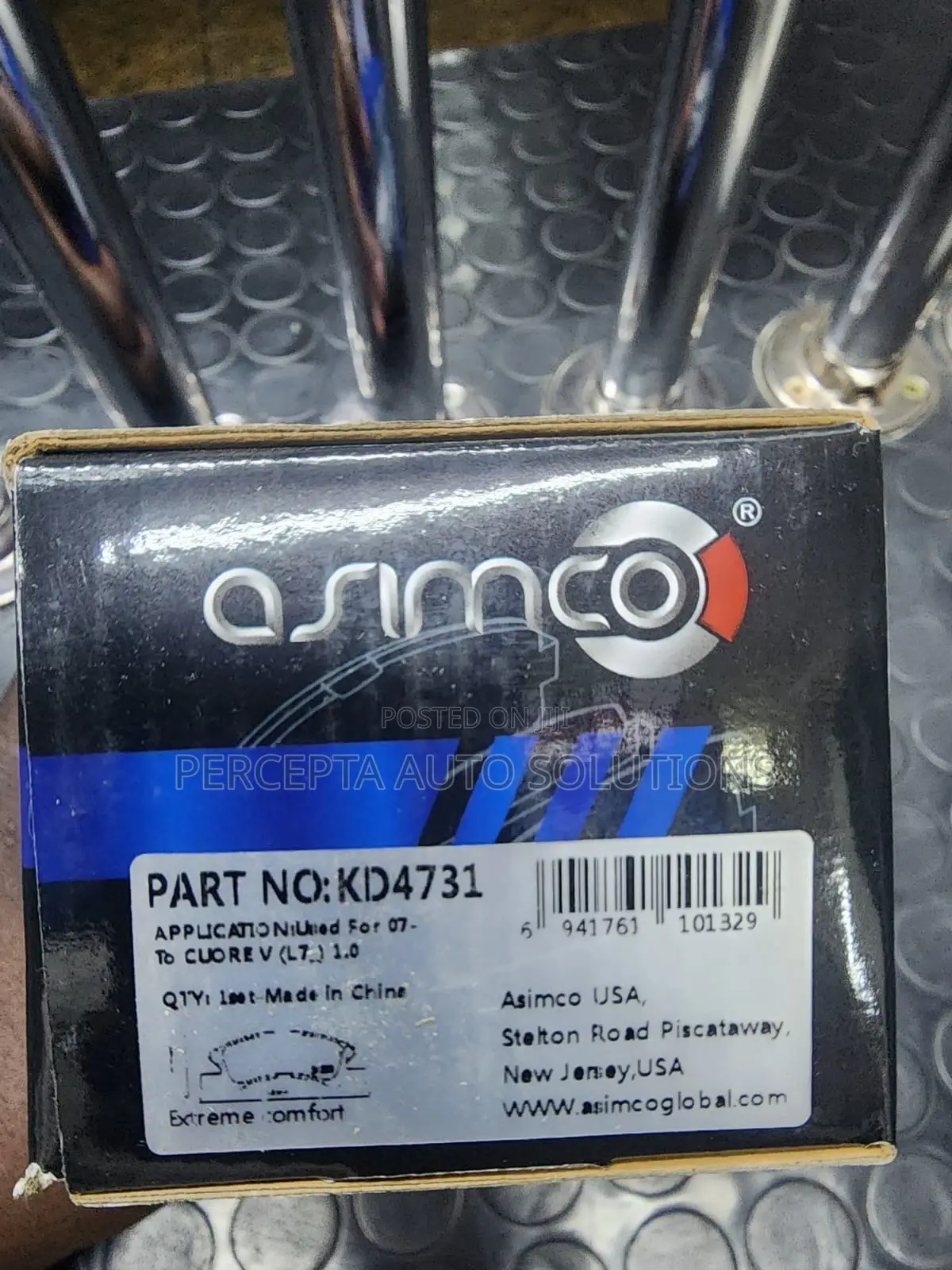 Daihatsu Mira,Mirage,Avanza Asimco Front Brake Pads Kd4731