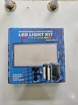 416 Led Light Kit + Stand for Photography and Videography