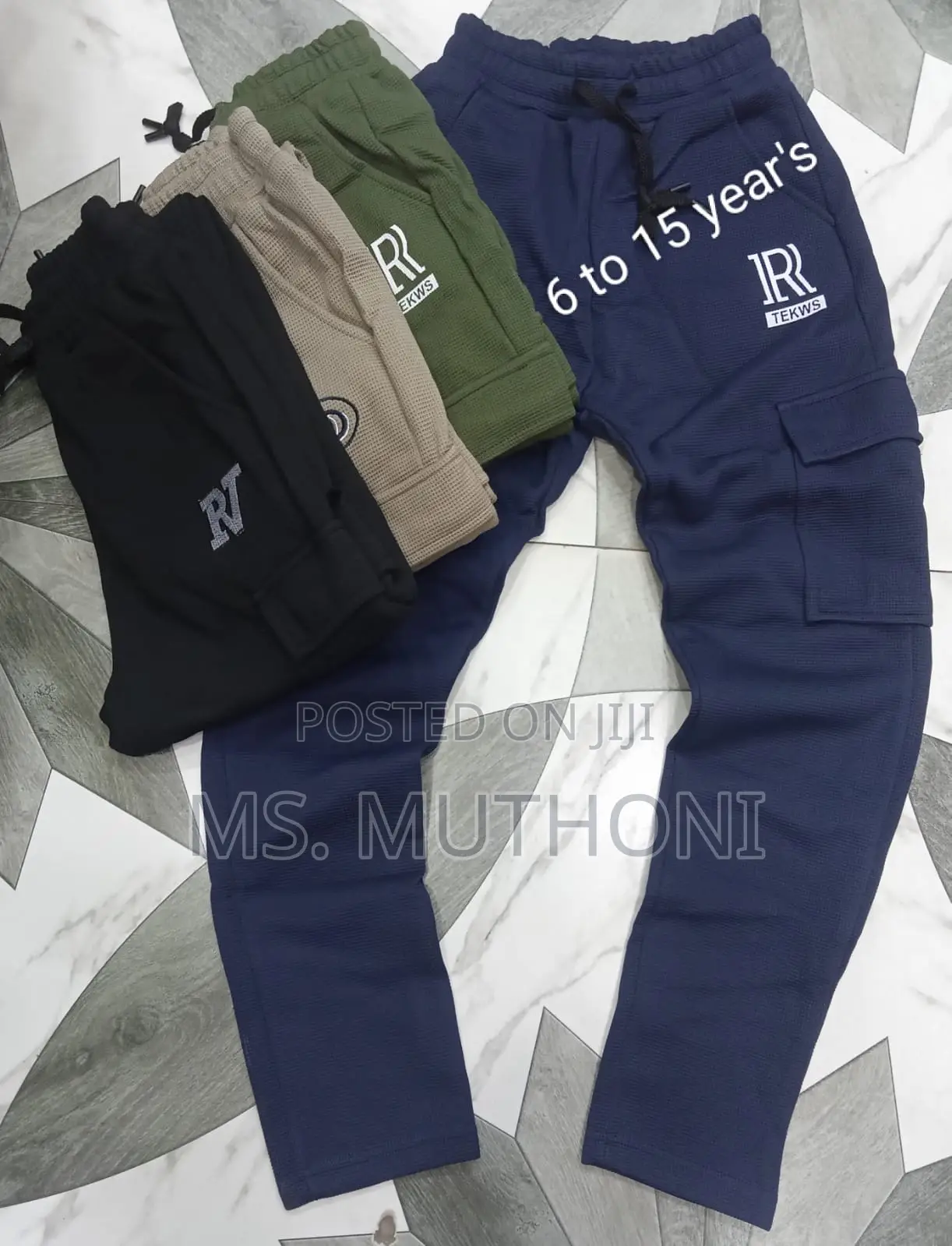 Unisex Children’S Sweat Pants 6-15 Yrs