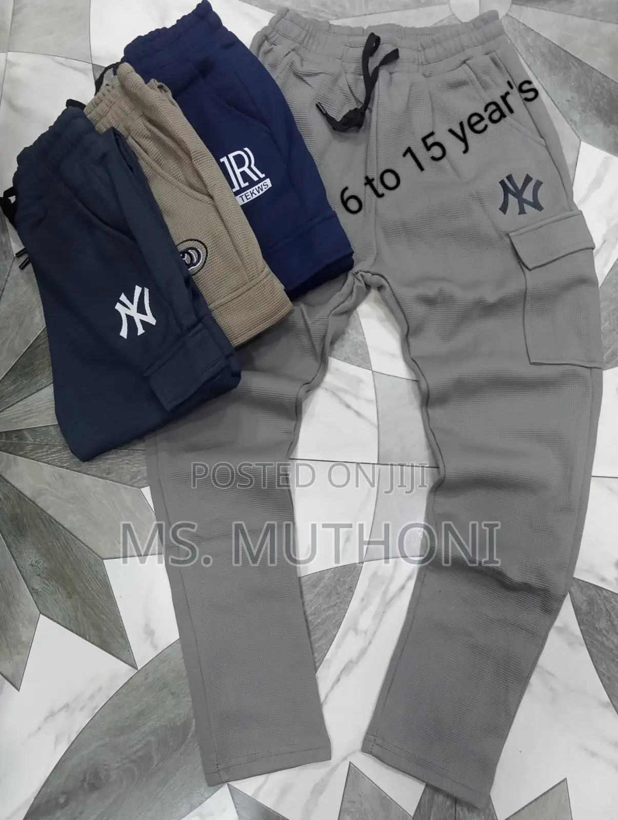 Unisex Children’S Sweat Pants 6-15 Yrs