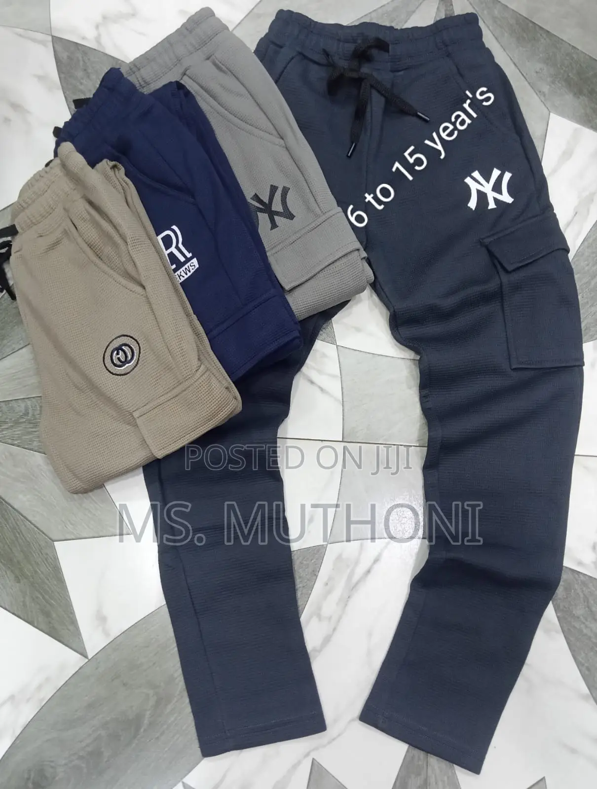 Unisex Children’S Sweat Pants 6-15 Yrs