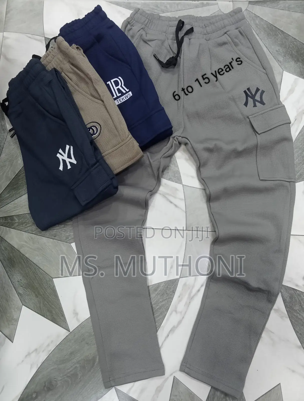 Unisex Children’S Sweat Pants 6-15 Yrs