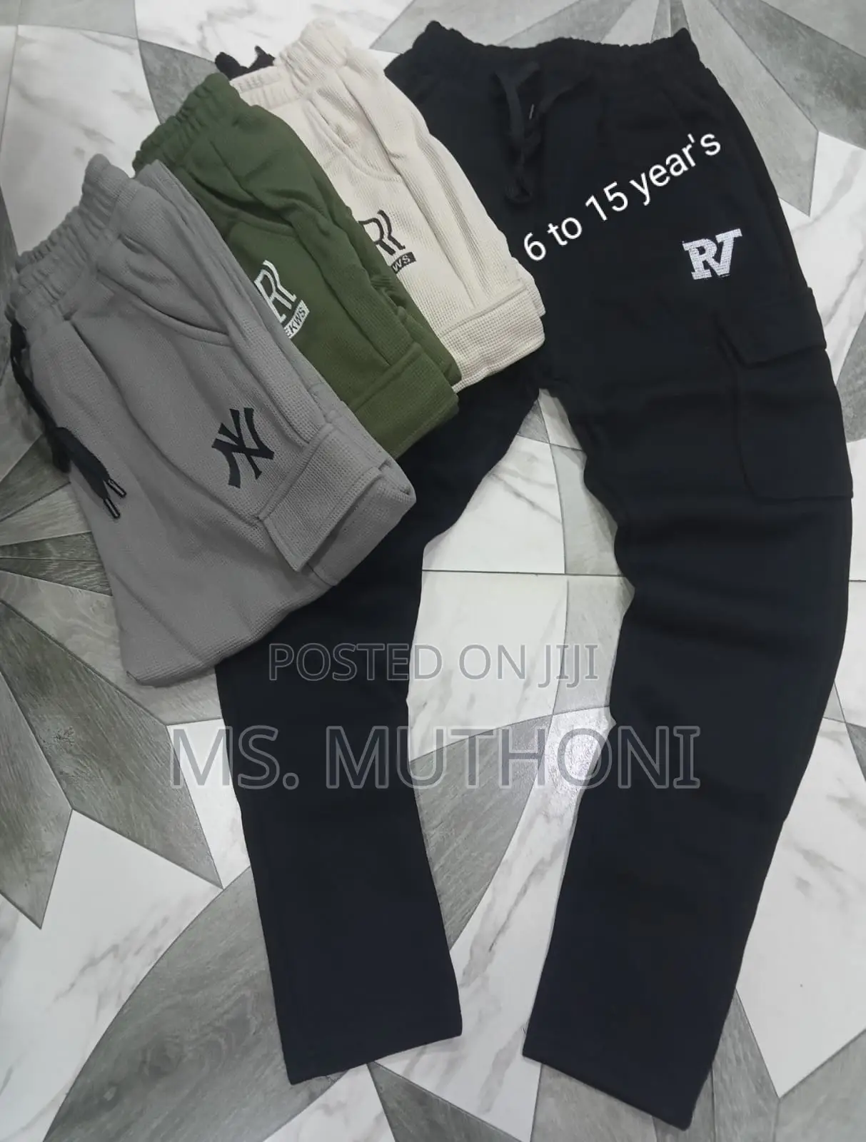 Unisex Children’S Sweat Pants 6-15 Yrs