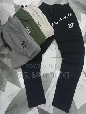 Unisex Children’S Sweat Pants 6-15 Yrs