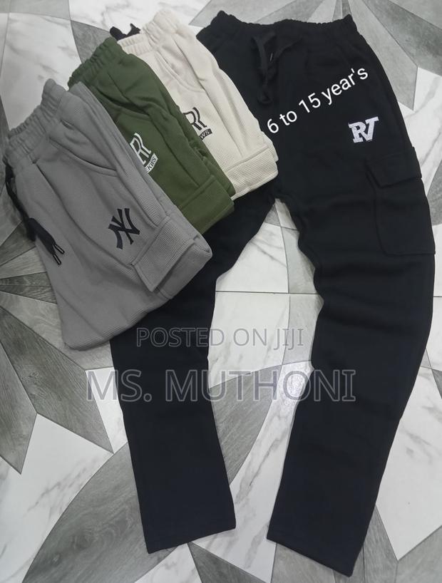 Unisex Children’S Sweat Pants 6-15 Yrs - thumbnail 4