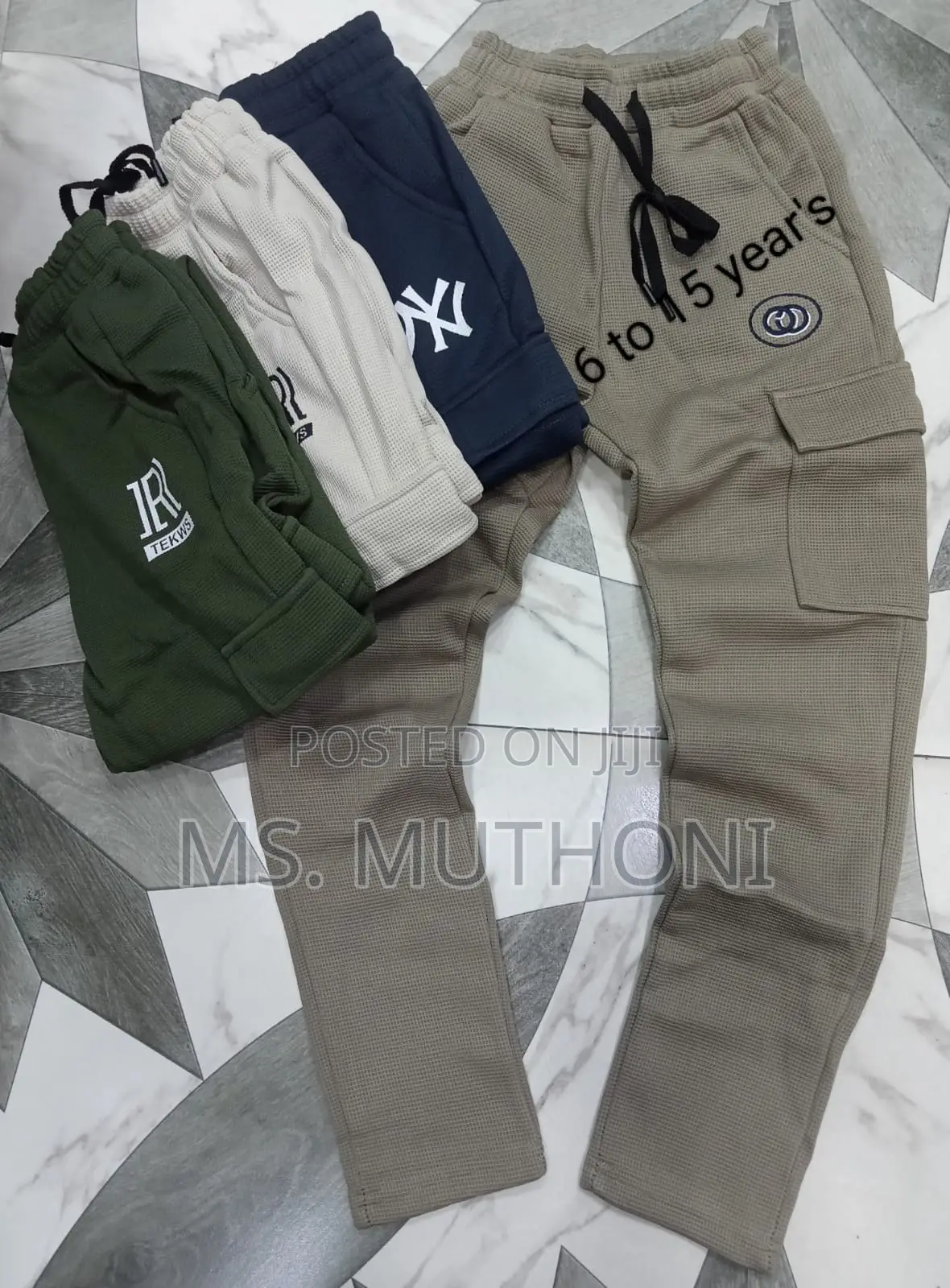 Unisex Children’S Sweat Pants 6-15 Yrs