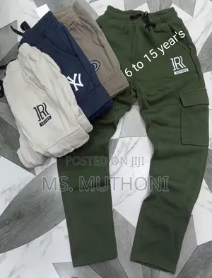 Unisex Children’S Sweat Pants 6-15 Yrs