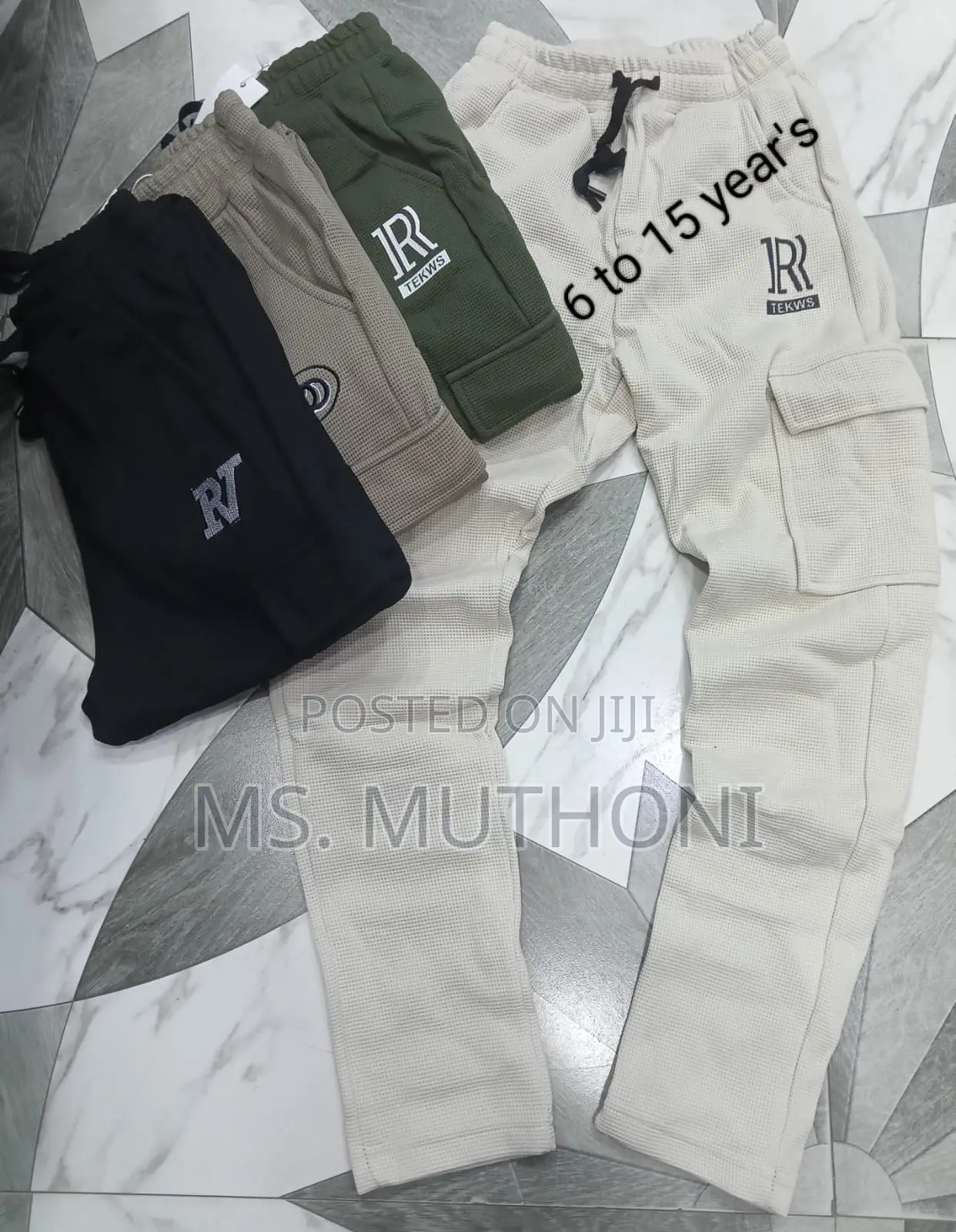 Unisex Children’S Sweat Pants 6-15 Yrs