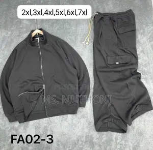 Heavy Quality Designer Adult Tracksuits Size 2xl to 7xl