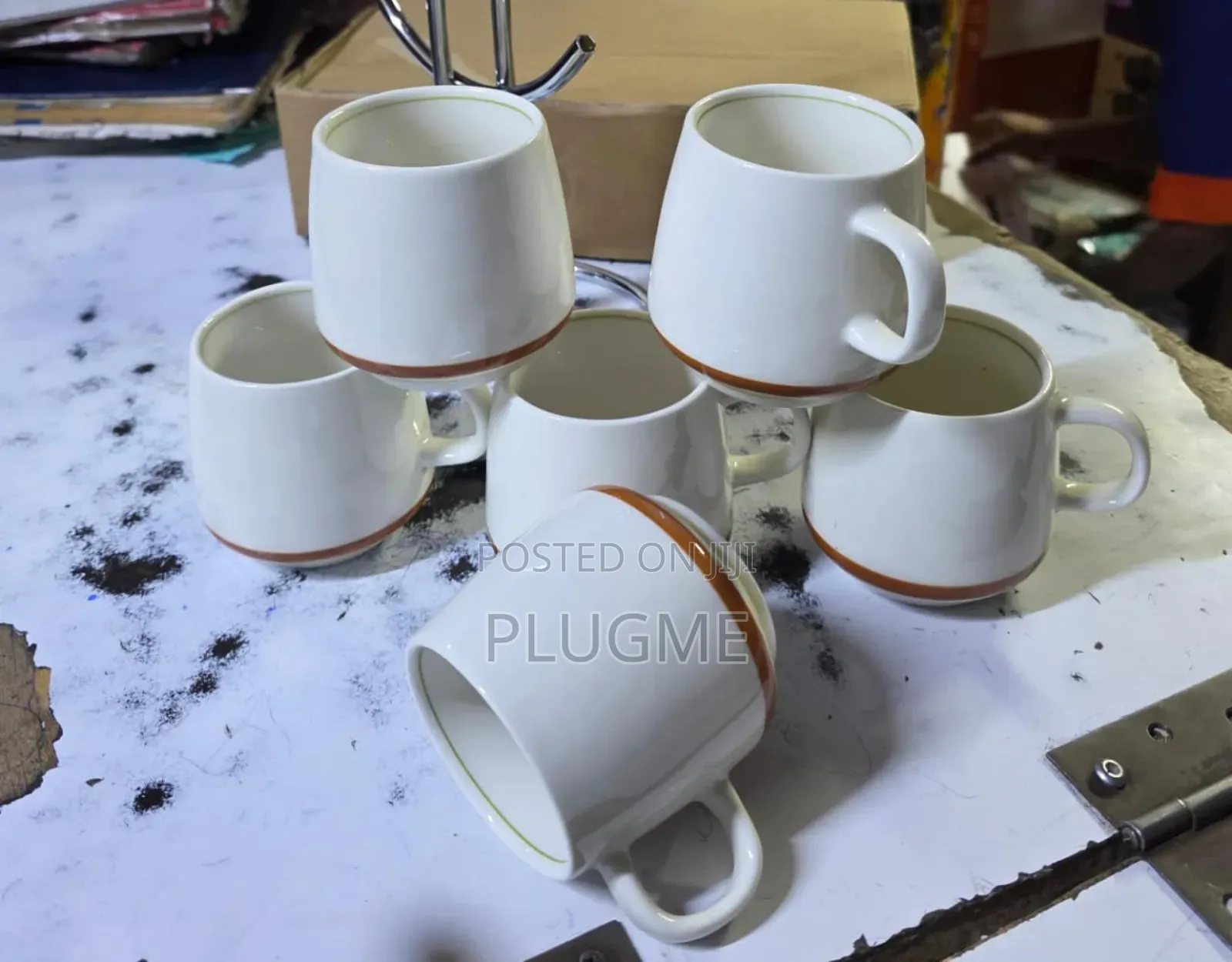 6 PCS Oval Coffee Tea Cups Mugs