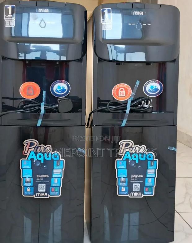 Black Mika Free Standing Hot and Cold Water Dispenser