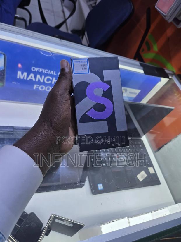 New Samsung Galaxy S21+ 5G 128 GB Black - main view