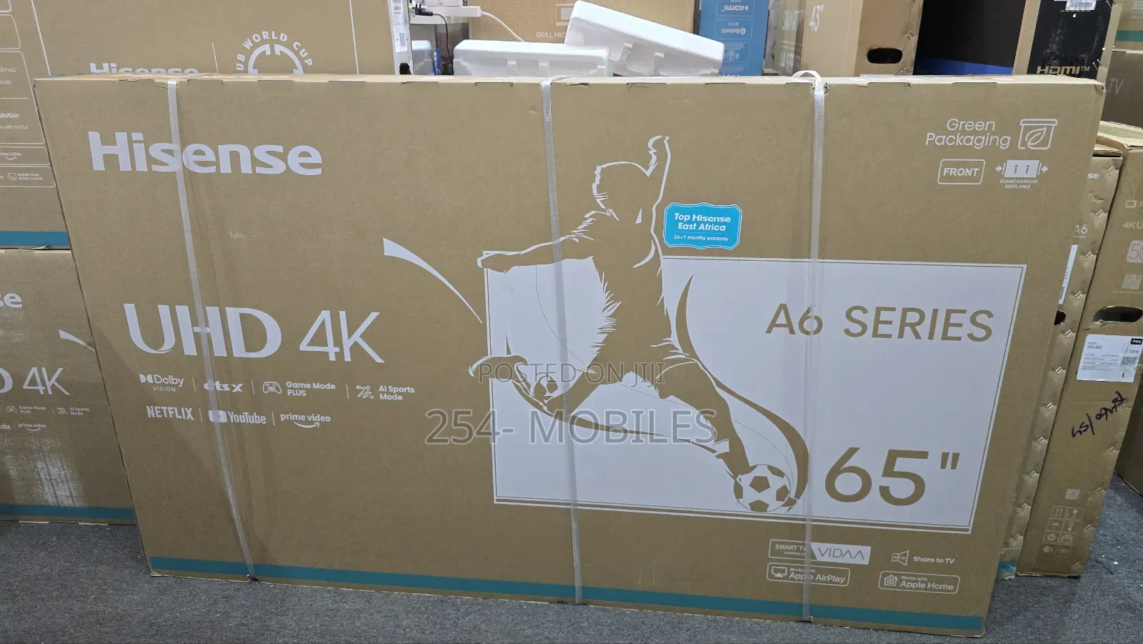 Hisense 65 Inch Smart Uhd Tv 65a6n