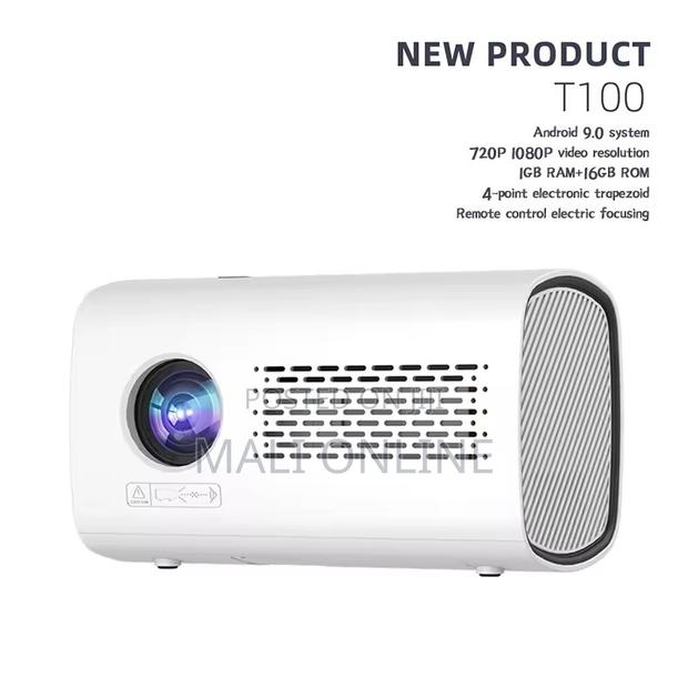T100 Android Smart Mini Projector 4k 1080p - thumbnail 2