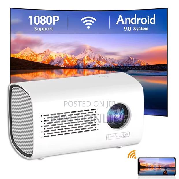 T100 Android Smart Mini Projector 4k 1080p - thumbnail 3