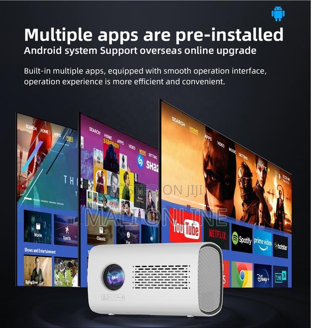 T100 Android Smart Mini Projector 4k 1080p - thumbnail 5