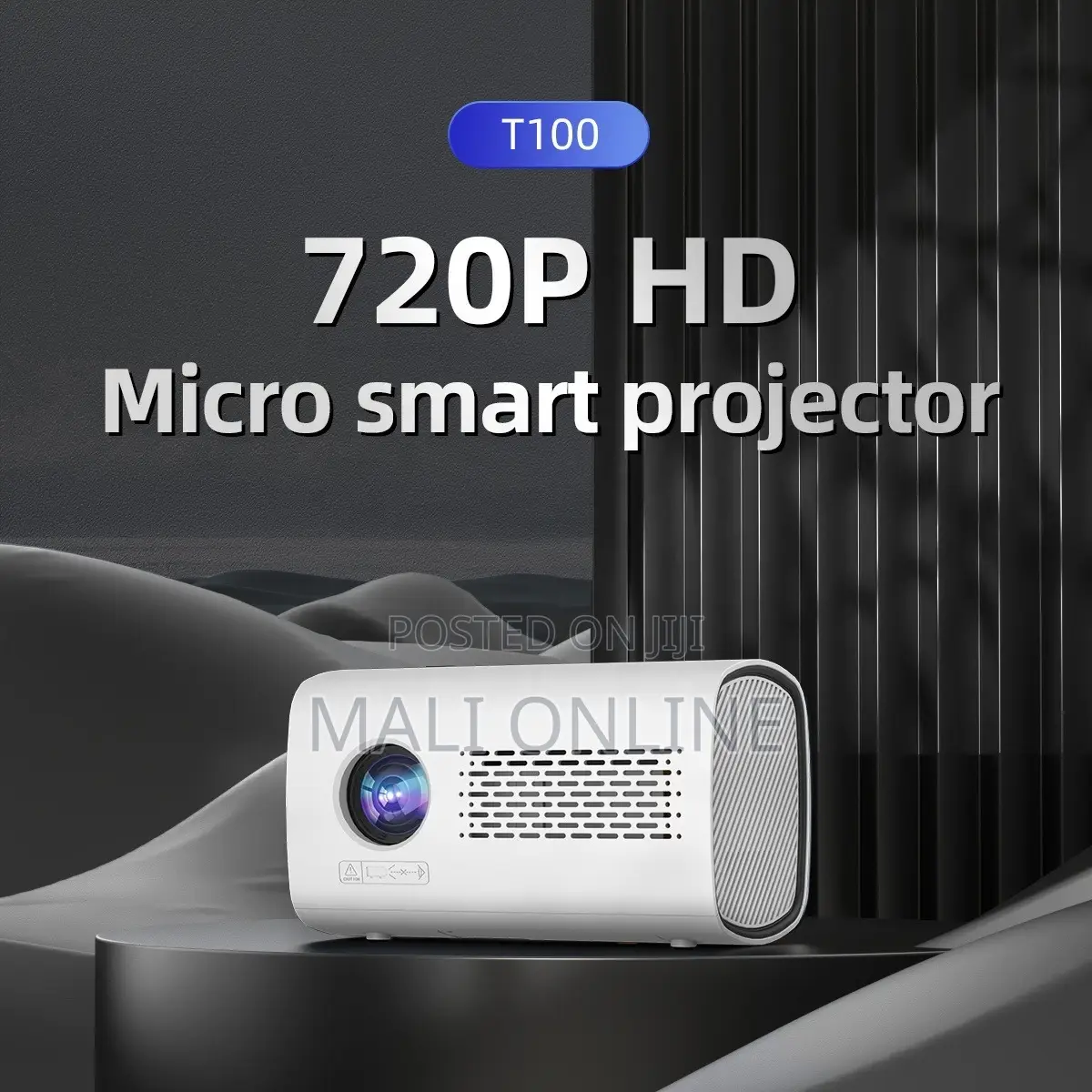 T100 Android Smart Mini Projector 4k 1080p