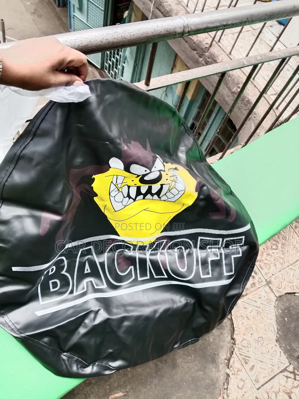 16' Canvas Spare Cover Branded Back Off Writtings